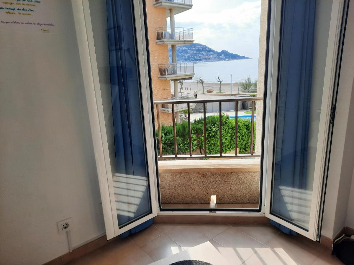 Castell Joncar,30 M De La Playa, 1Era Linea De Mar, Vista Al Mar Appartement Roses Buitenkant foto