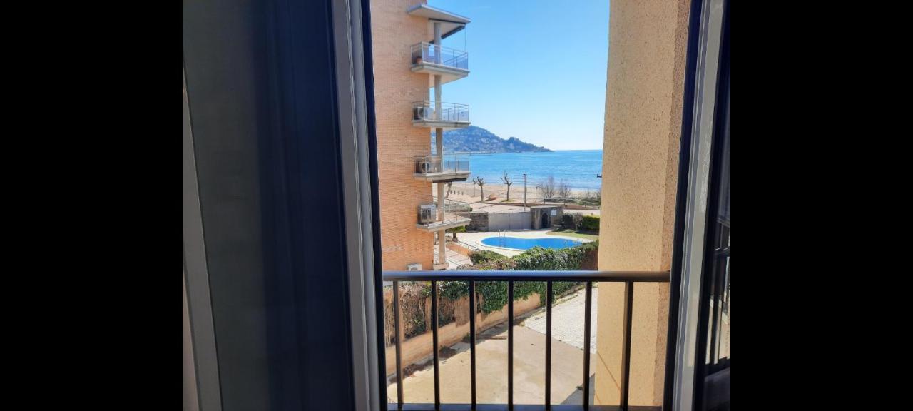 Castell Joncar,30 M De La Playa, 1Era Linea De Mar, Vista Al Mar Appartement Roses Buitenkant foto